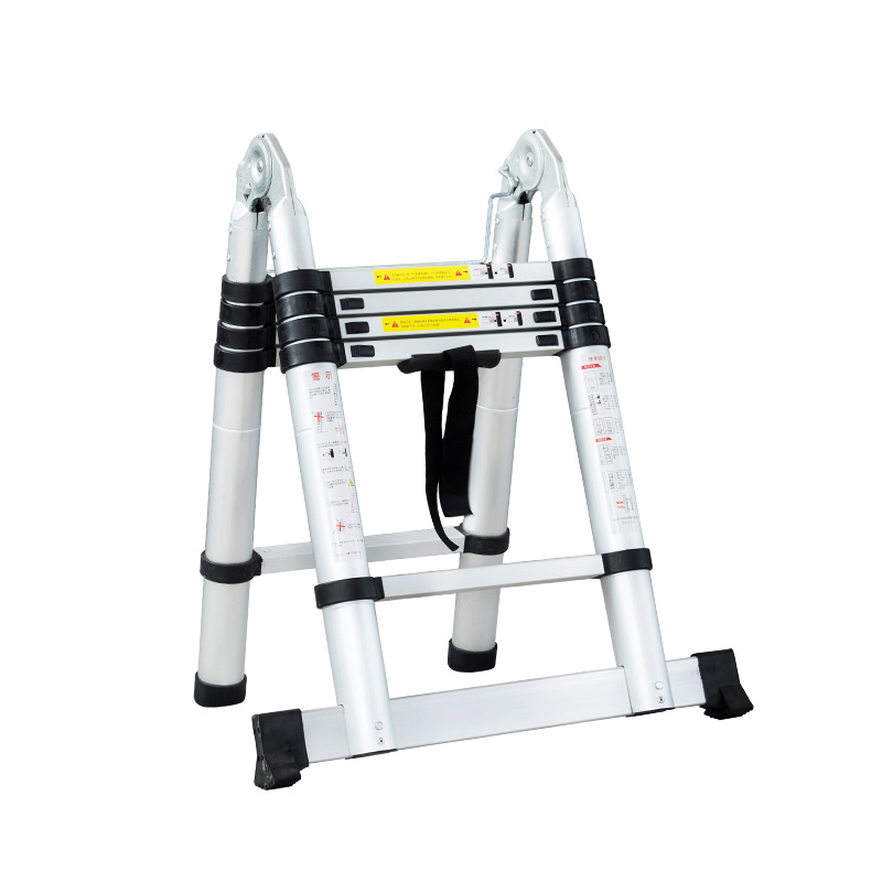 Multi-Function Outdoor Access Ladder Heavy-Duty Aluminum Alloy Telescopic Ladder