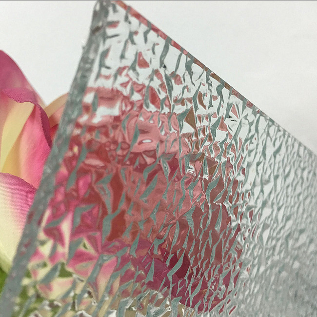 Diamond Flora Karatachi Millennium Mistlite Nashiji Clear Colored Patterned Glass