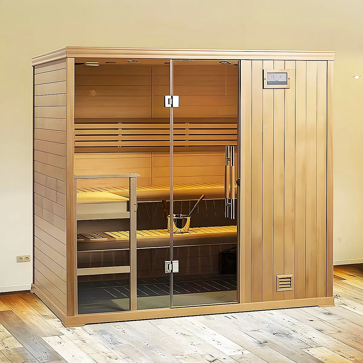 The Popular Sauna Room for 2-4 Person with Bluetooth