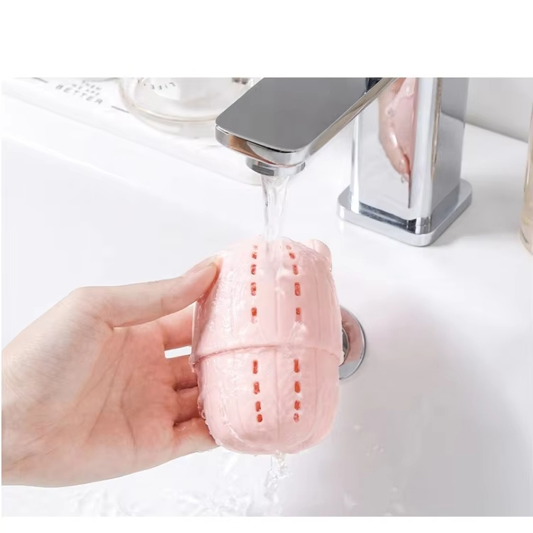 Customizable Silicone Makeup Sponge Holder Dry and Wet Separation Silicone Beauty Make up Case for Travel Silicone Beauty Make up Case