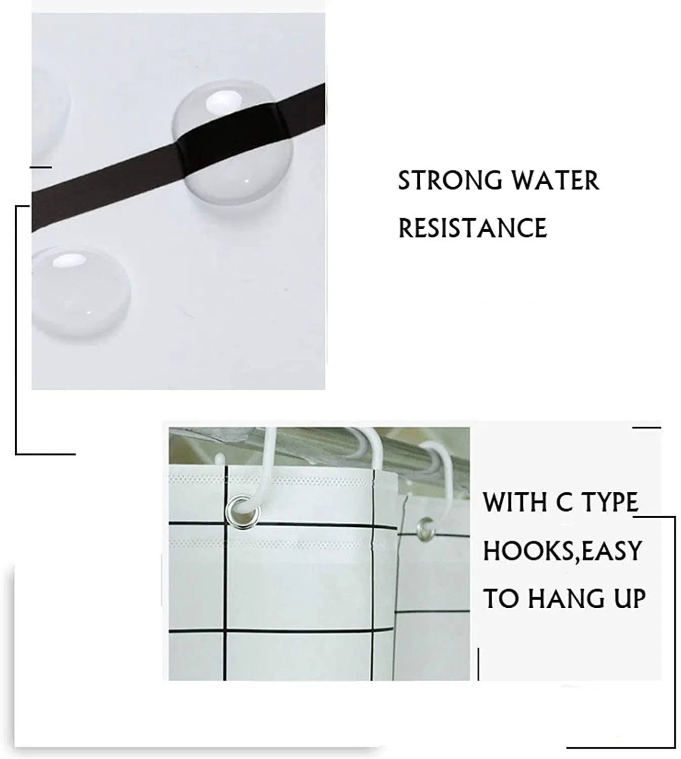 Colourful Shower Curtains Sets with Rugs Green Jade Texture Stripes Watercolor Abstract Ink Paint Machine Washable Digital Printing Decoration