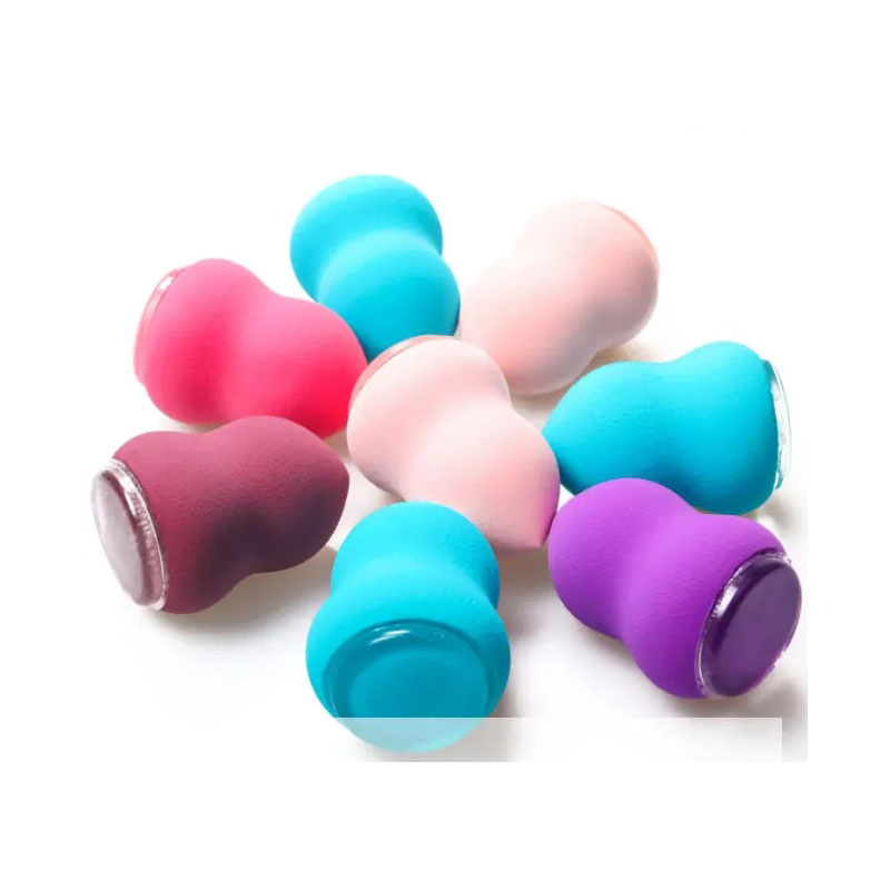 Esponja De Etiqueta De Esponjas De Maquillaje Personalizado Silicone Cosmetic Sponge Makeup Suave Con Forma