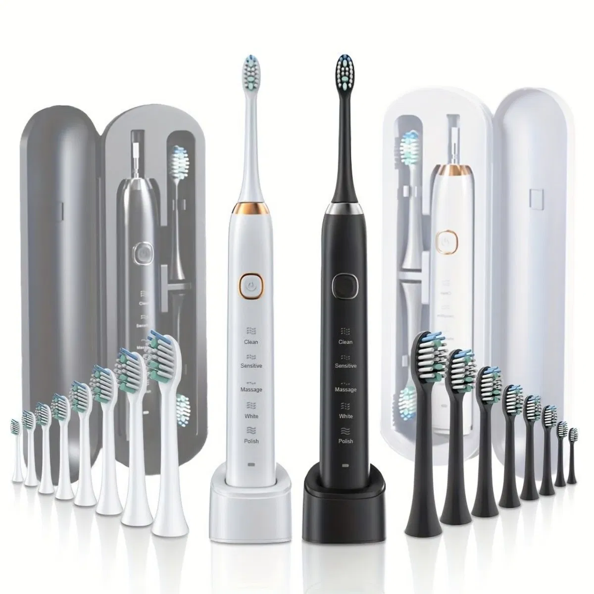 Advanced Rechargeable Electric Toothbrush with Multiple Cleaning Modes