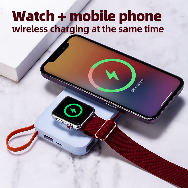 10000mAh 15W Magnetic Wireless Pd 20W 22.5W Power Banks with LED Display