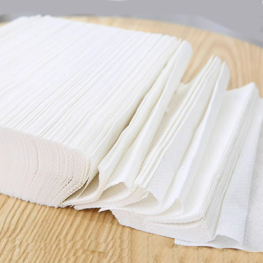 Restrooms/Public Places ODM with Pattern Tissue Recycled Handkerchief Hand Bamboo Hand Paper Towels