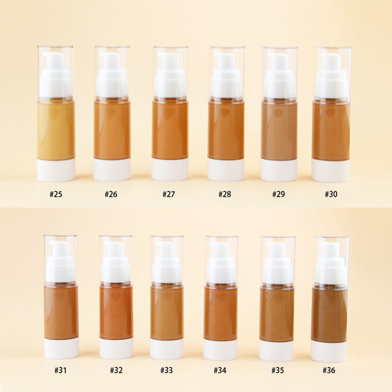 Vegan Cruelty Free Face Foundation Waterproof Long Lasting Liquid Foundation