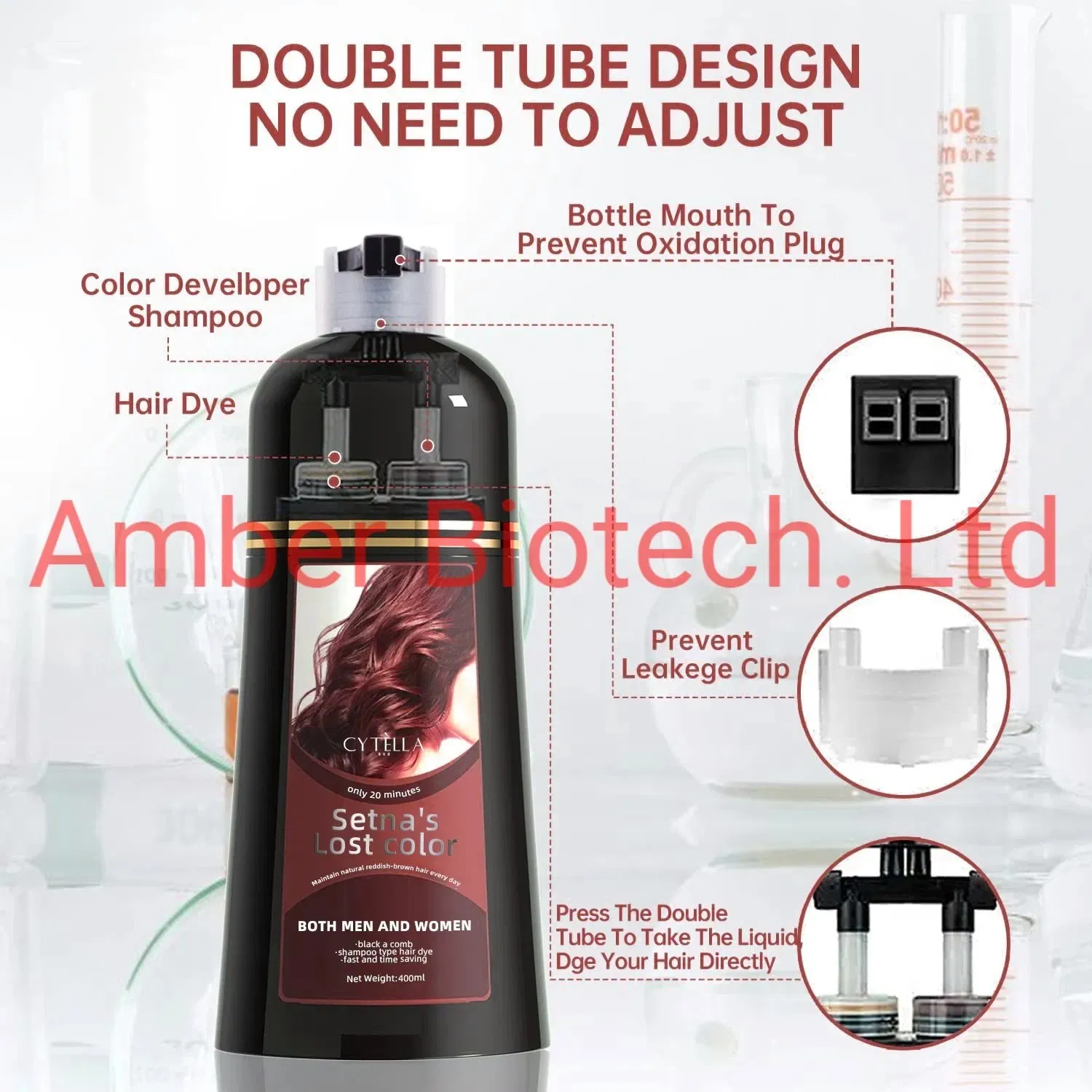 Permanent Black Hair Shampoo Organic Natural Fast Hair Dye