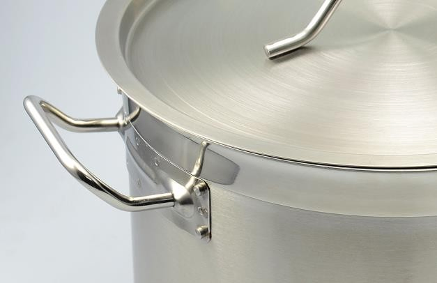04 Style High Body Stainless Steel Set Cooking Pot with Sandwich Bottom
