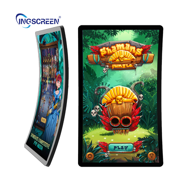 Ingscreen 1920*1080P C Curved Screen LCD Monitor Digital Signage