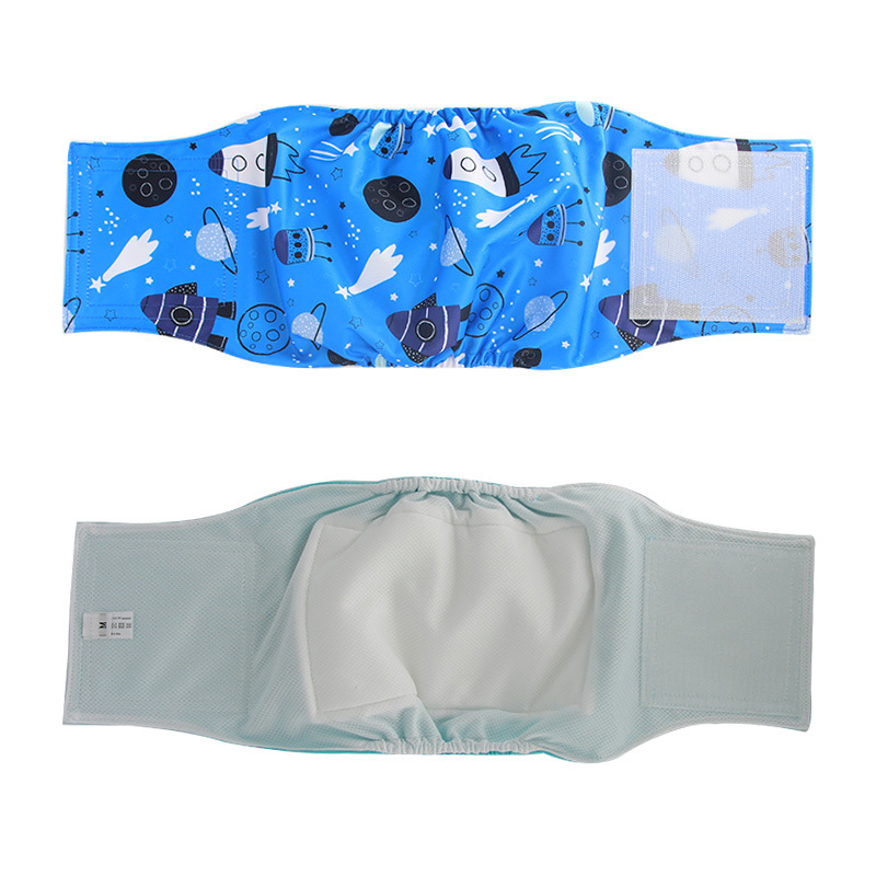 Washable Male Dog Diapers, Reusable Dog Diapers, Pet Cloth Diapers, Male Dog Physiological Belts