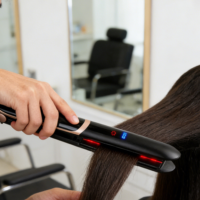 Professional Dual Function Hair Straightener & Curler Tool