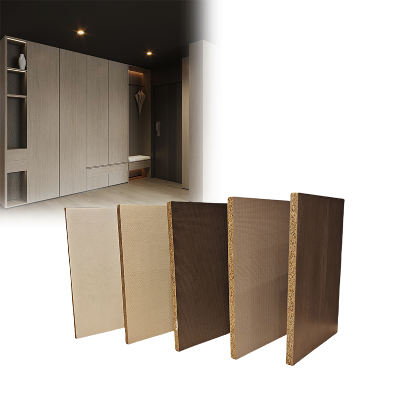 Senbo 1220*2440mm Rough Finished Melamine Particle Board for Cabinet Making
