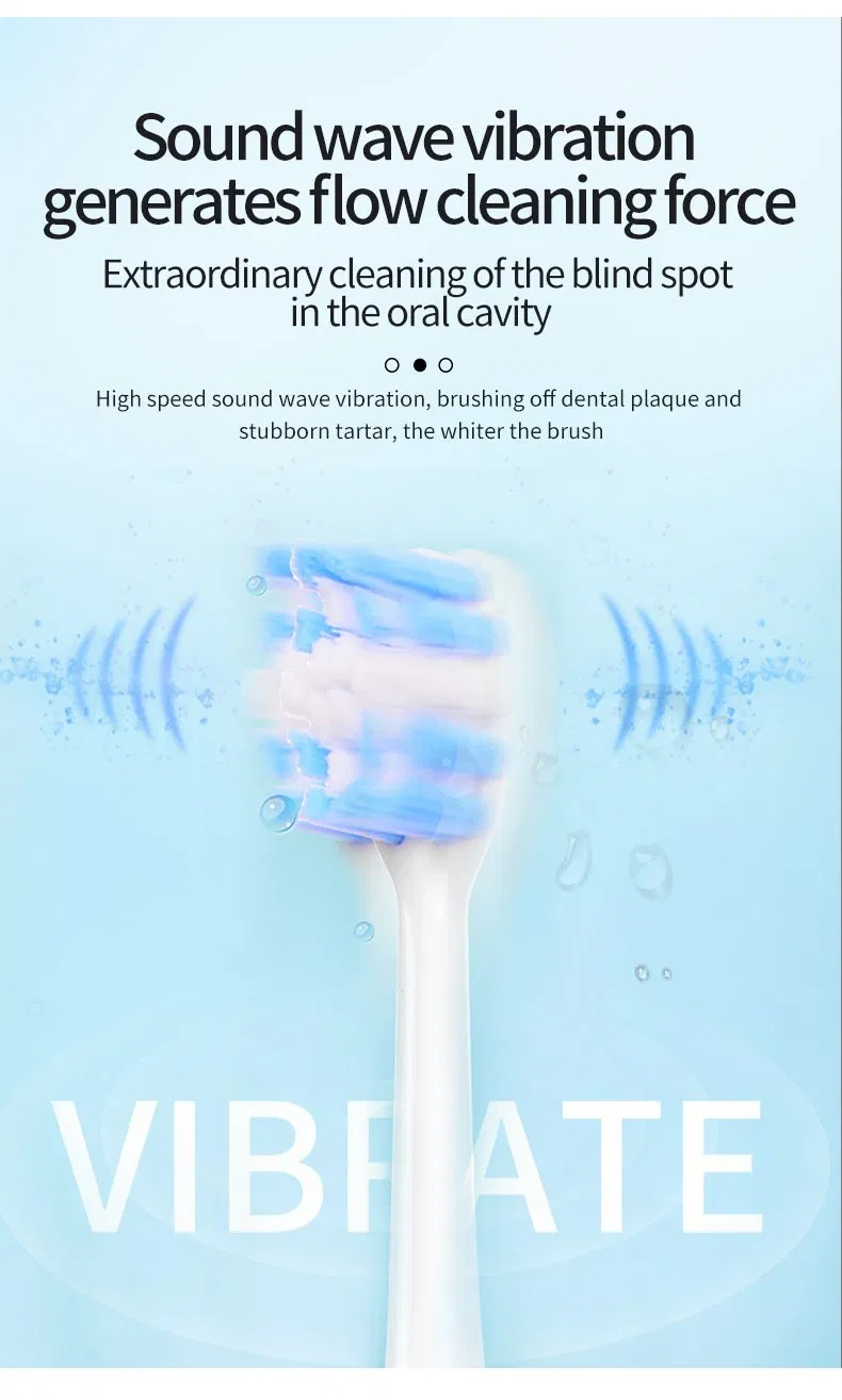 Electric Toothbrush Powerful Cleaning Rechargeable Toothbrush