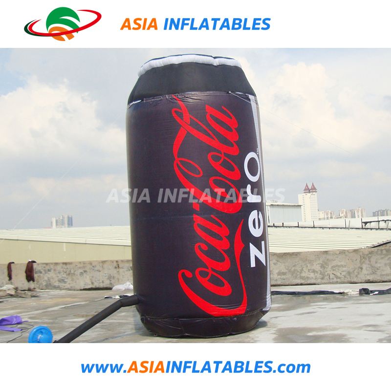 Advertising Giant Inflatable Can for Promotion, Custom Inflatable Cola Water Bottle