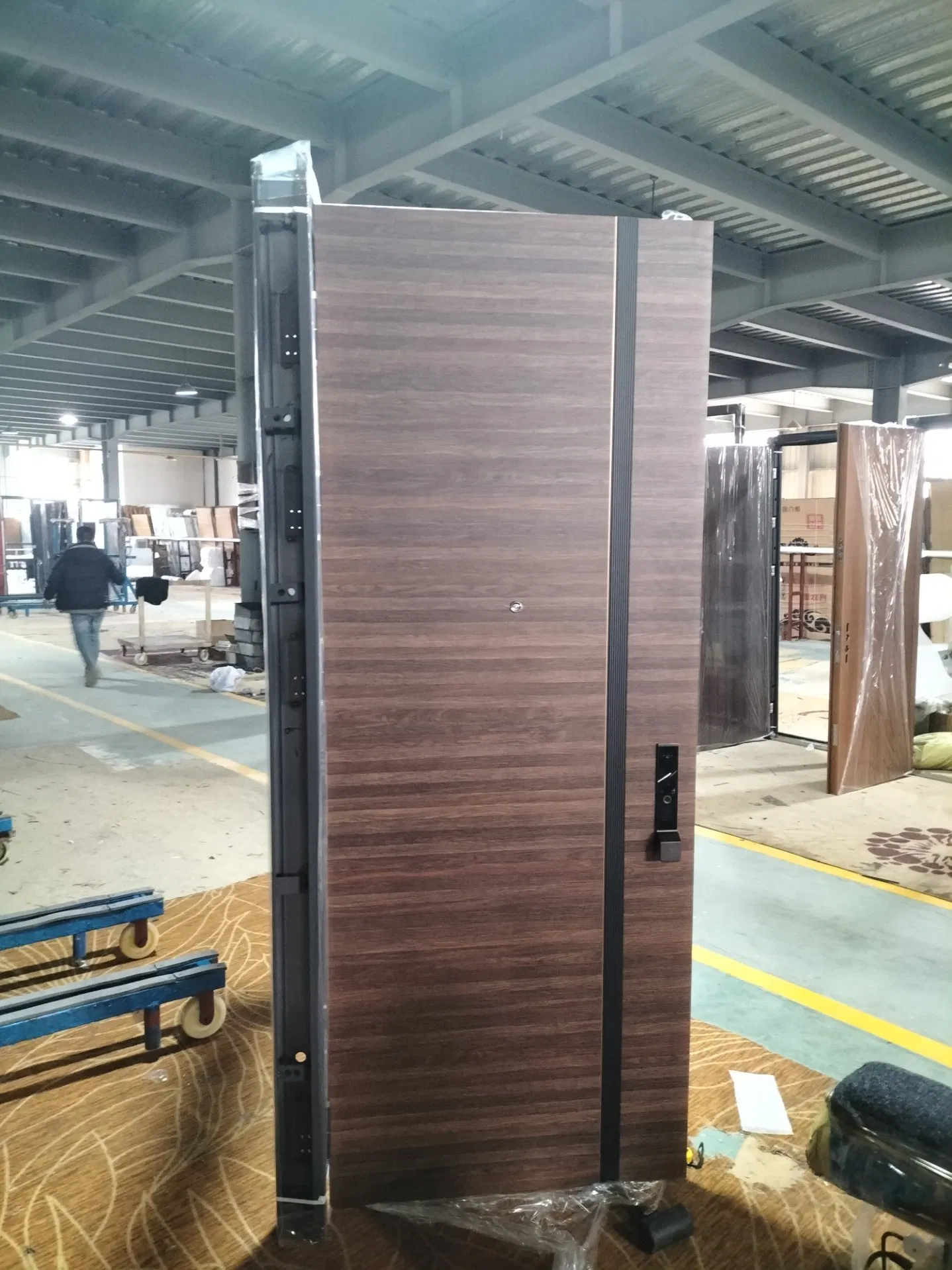 Manufacture Exterior Security Steel Metal Door Steel Safe Door Room Home Security Steel Door for Apartment