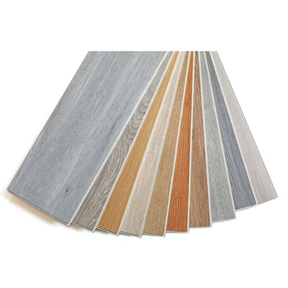 Manufacturer 4mm/5mm/6mm Commercial Use Modern Style Pad 1.5m EVA IXPE 100% Waterproof Unilin Click Herringbone Rigid Vinyl Plank Spc Flooring Click Vinyl Tile