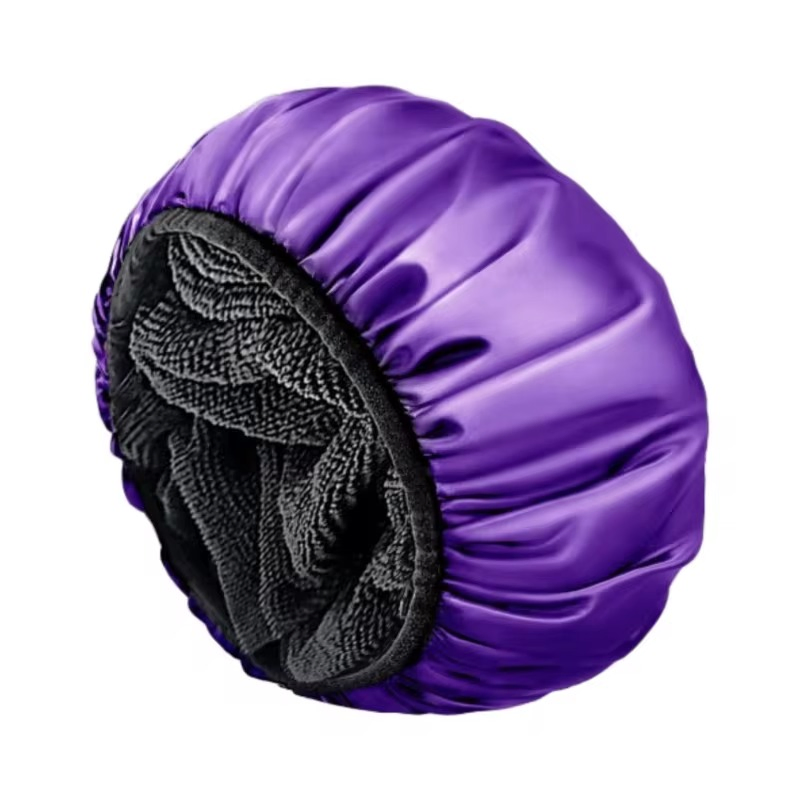 Promotional Great Quality Waterproof Triple Layer Reusable Shower Caps