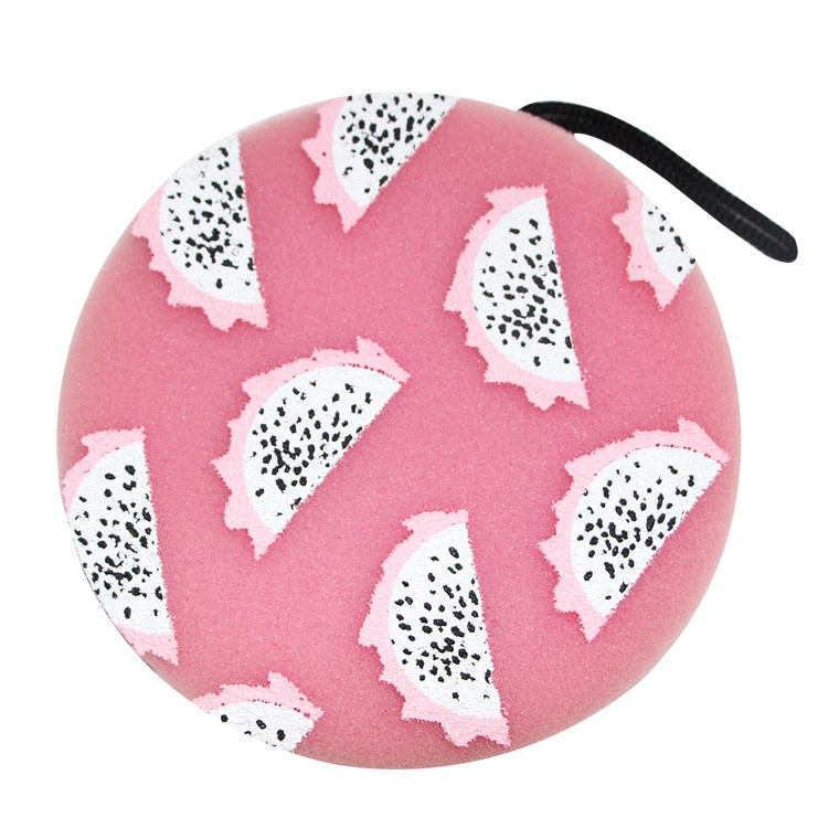Customized Print Bath Sponge for Women, Men, Kids, Sponge Loofah Body Scrubber Shower Sponge for Body Wash Bathroom,