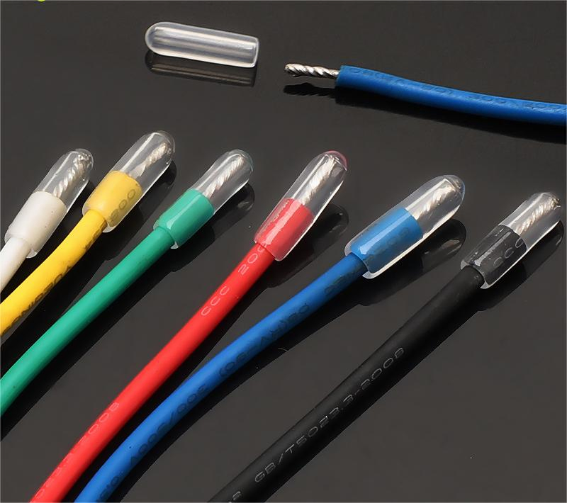 PVC Plastic Dustproof End Caps for Steel Thread Rod Bolts M4, M5, M6, M8, M10, M12, M14, M16 Flexible Rubber Wire Cable Protector Soft Vinyl Nut Screw Bolt Cap