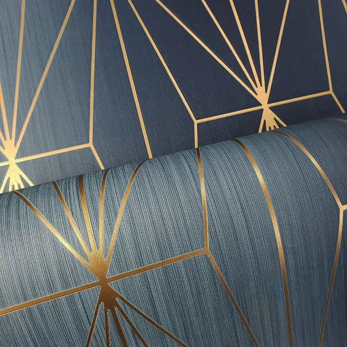 My Wow Luxury Geometrical Wallpapers Vinyl Wall Coating Non Woven Wallpaper HD