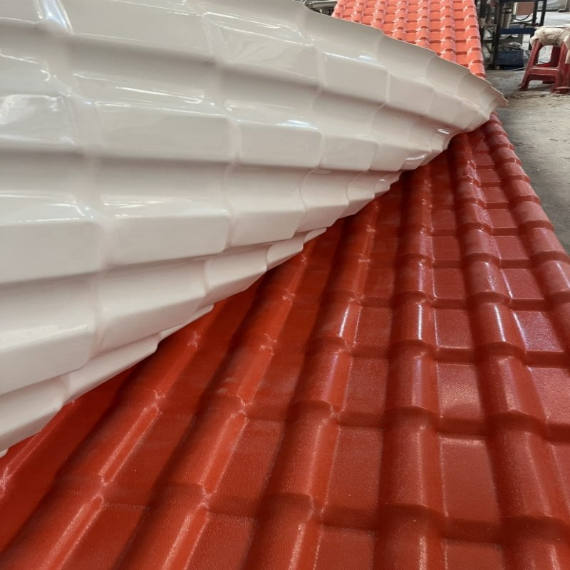 Durable Modern White UPVC Roofing Sheets for Warehouses Park