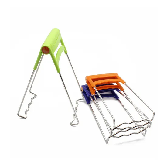 Heat Insulation Plate Tong Anti-Hot Clamp Stainless Steel Foldable Dish Holder Steamer Lifter Tongs Clip W15_3