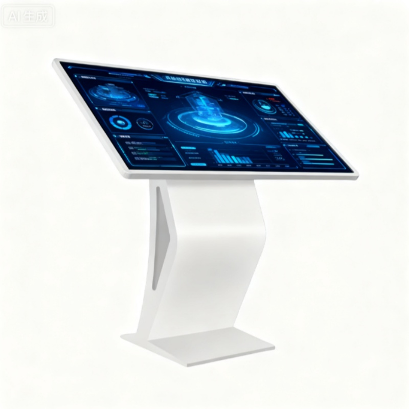 Smart Horizontal Kiosk for S Type LCD Interactive Touch Digital Signage Kiosk