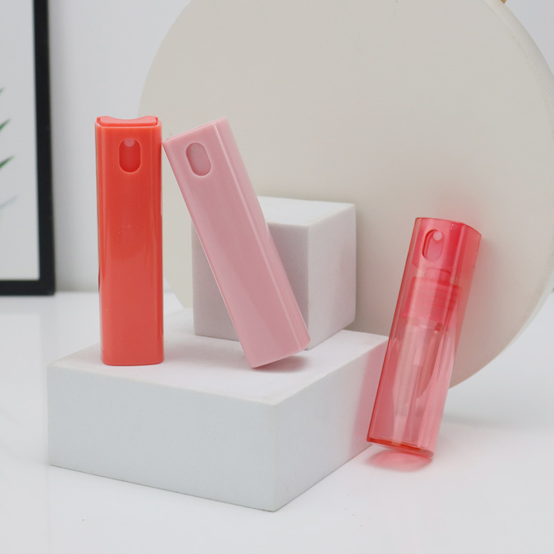 Square Shape Portable Perfume 10ml Fine Mist Spray Glass Bottle for Disinfection Air Freshener