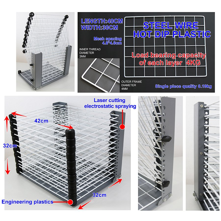 R3040-12 Desktop Placed Rotary Light Weight Drying Rack