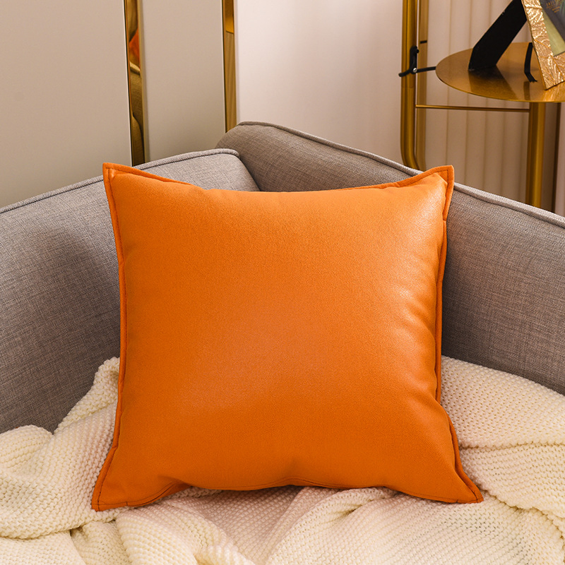 Colorful Plain Waterproof Outdoor Decor Cushion Covers Pillowcase