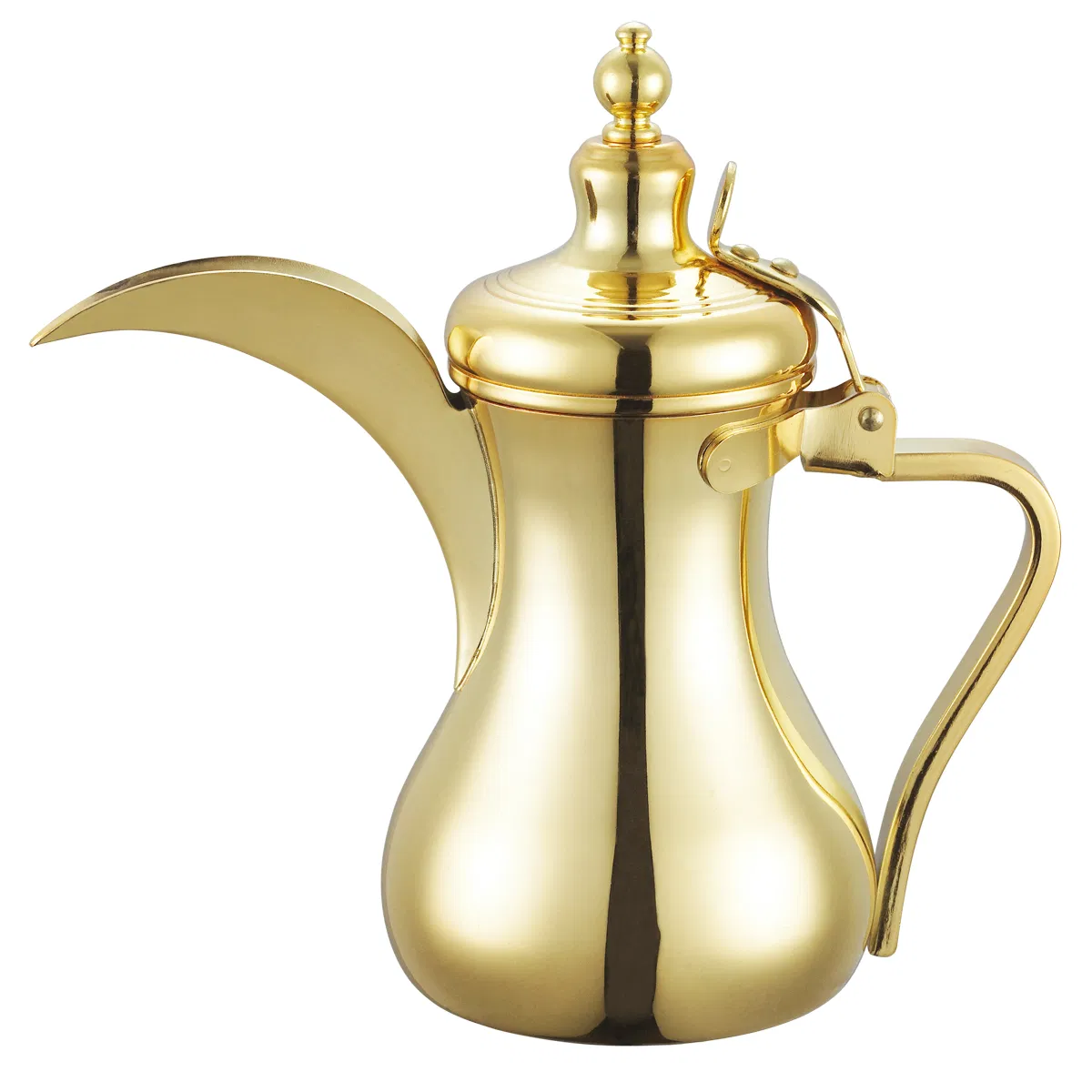 Luxury Fine Quality Home Hotel V-Shaped Waist Line Arabian Dallah Teapot