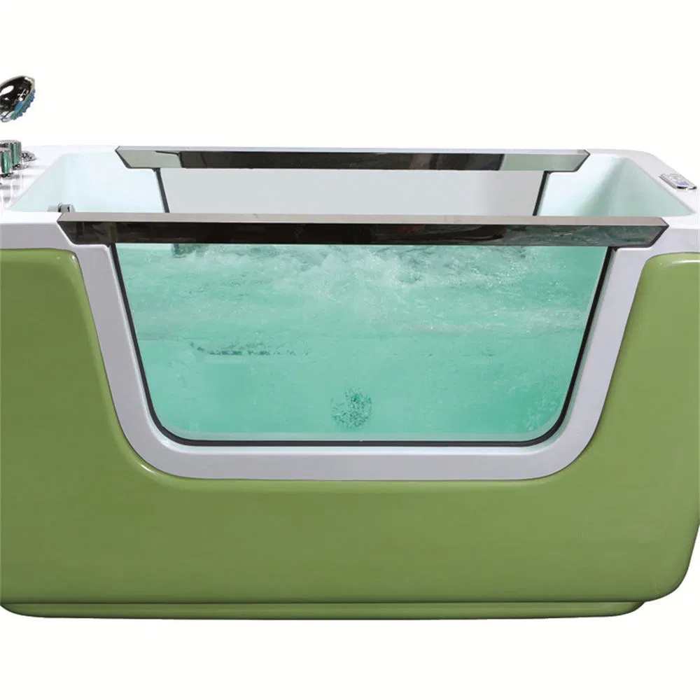 Детская ванна SPA с термостатом, зеленая