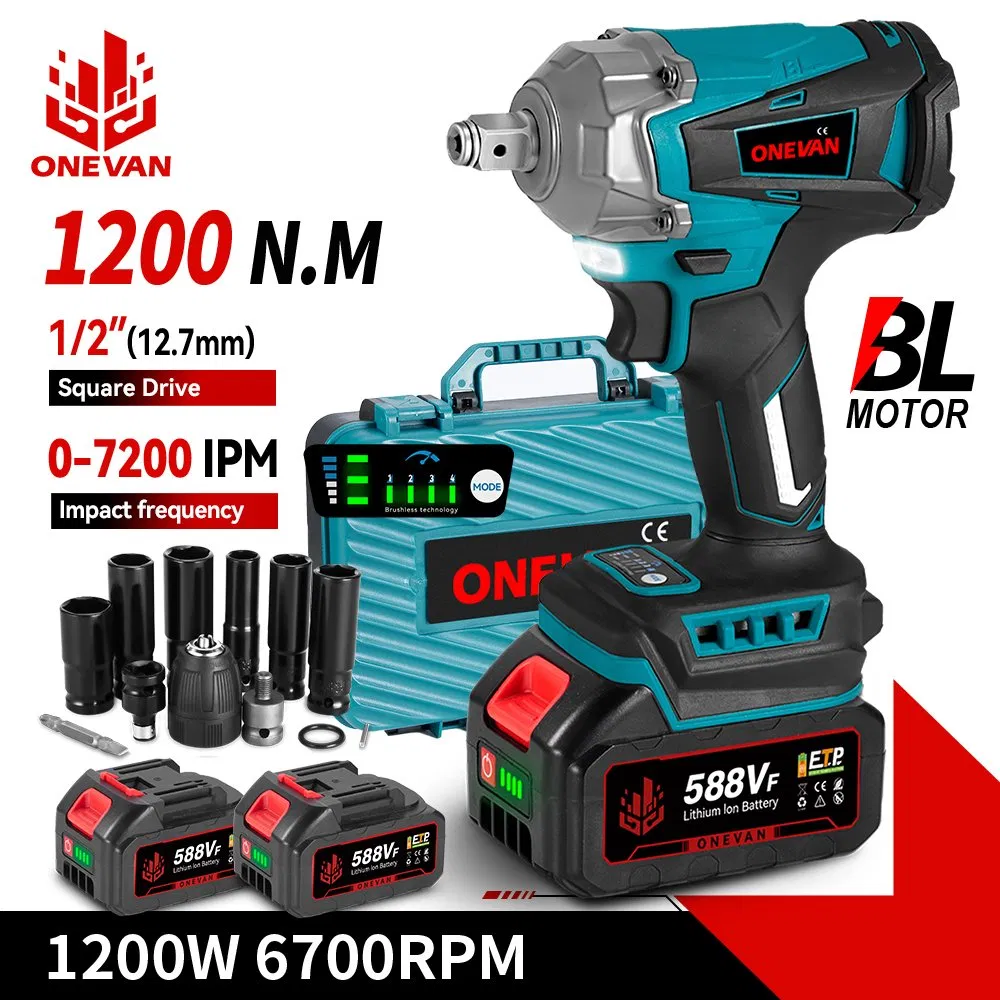 Беспроводной ударный гайковерт 1/2" 2000 об/мин