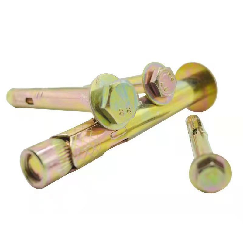 Анкерный болт с распорной гильзой и гайкой