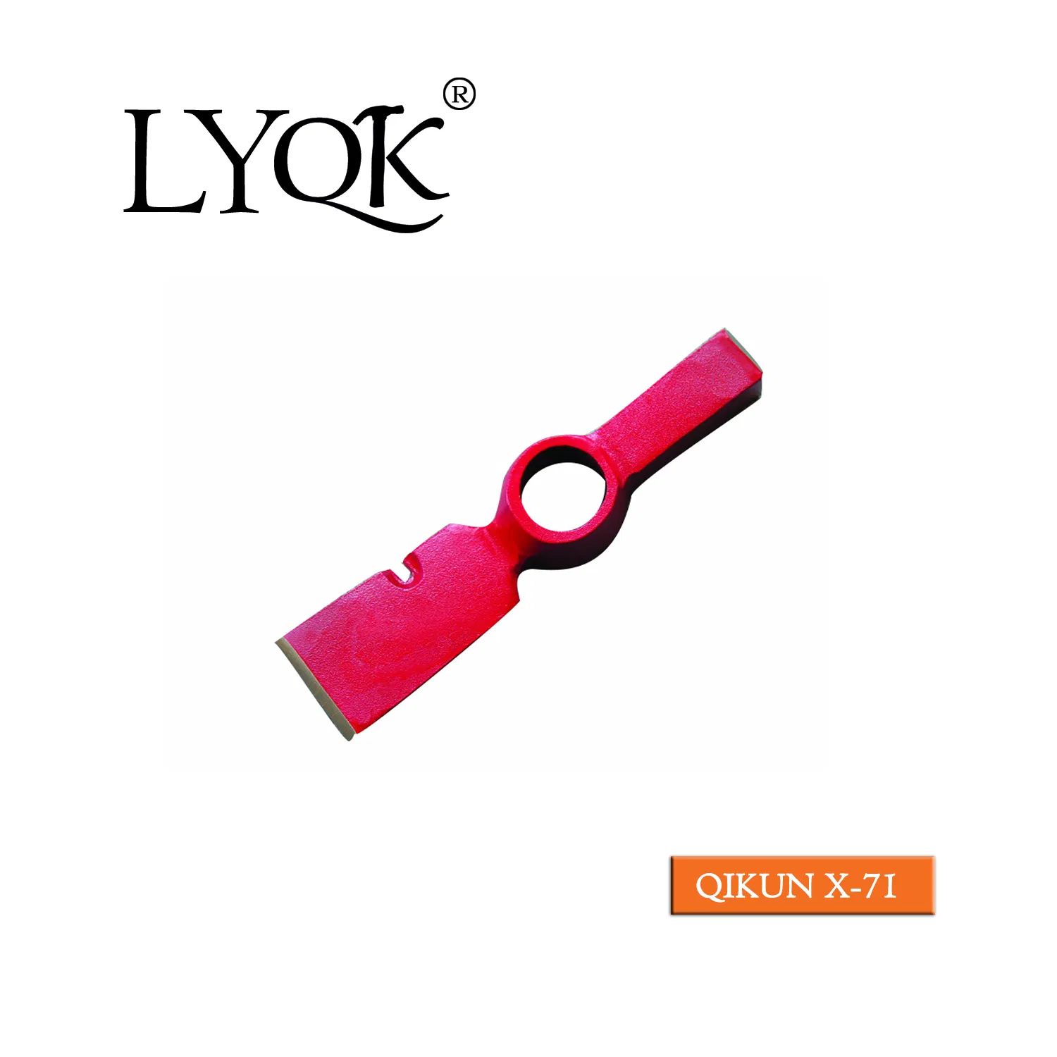 X-69 High Quality Rail Steel 65mn Agriculture Farm Garden Hardware Hand Tools Pick Head Mattock Pickaxe