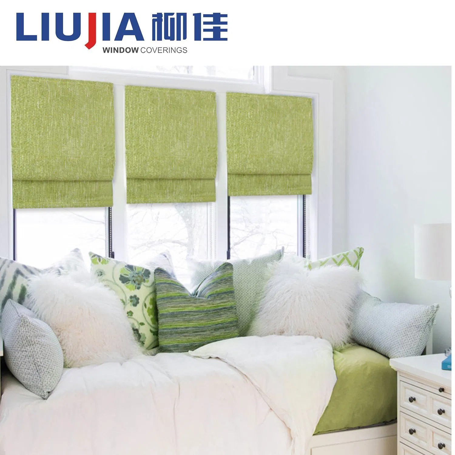 Manual Roman Blind, Curtain Blinds