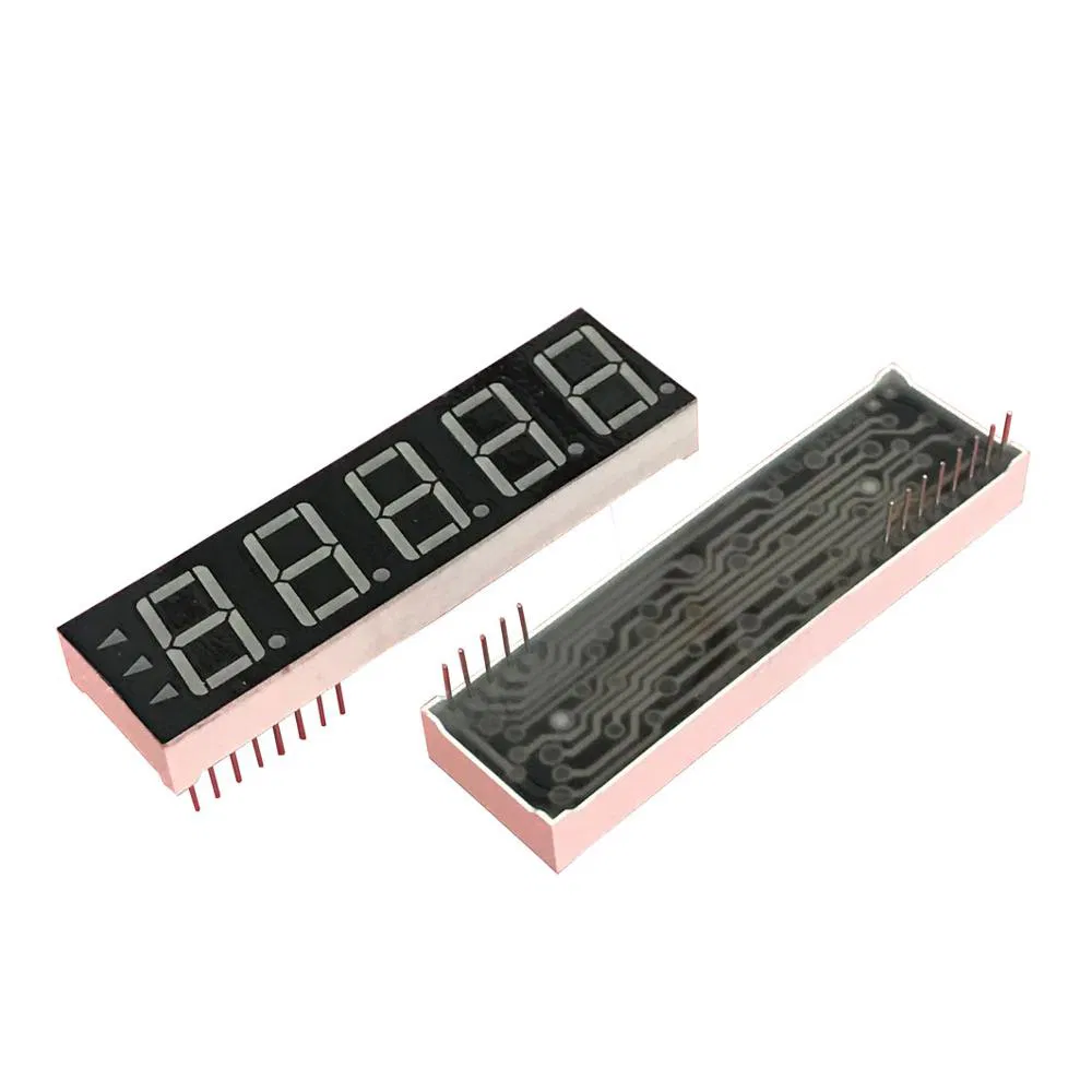 Customized 1-6digit 7 Segment LED Display with Optional Emiting Color