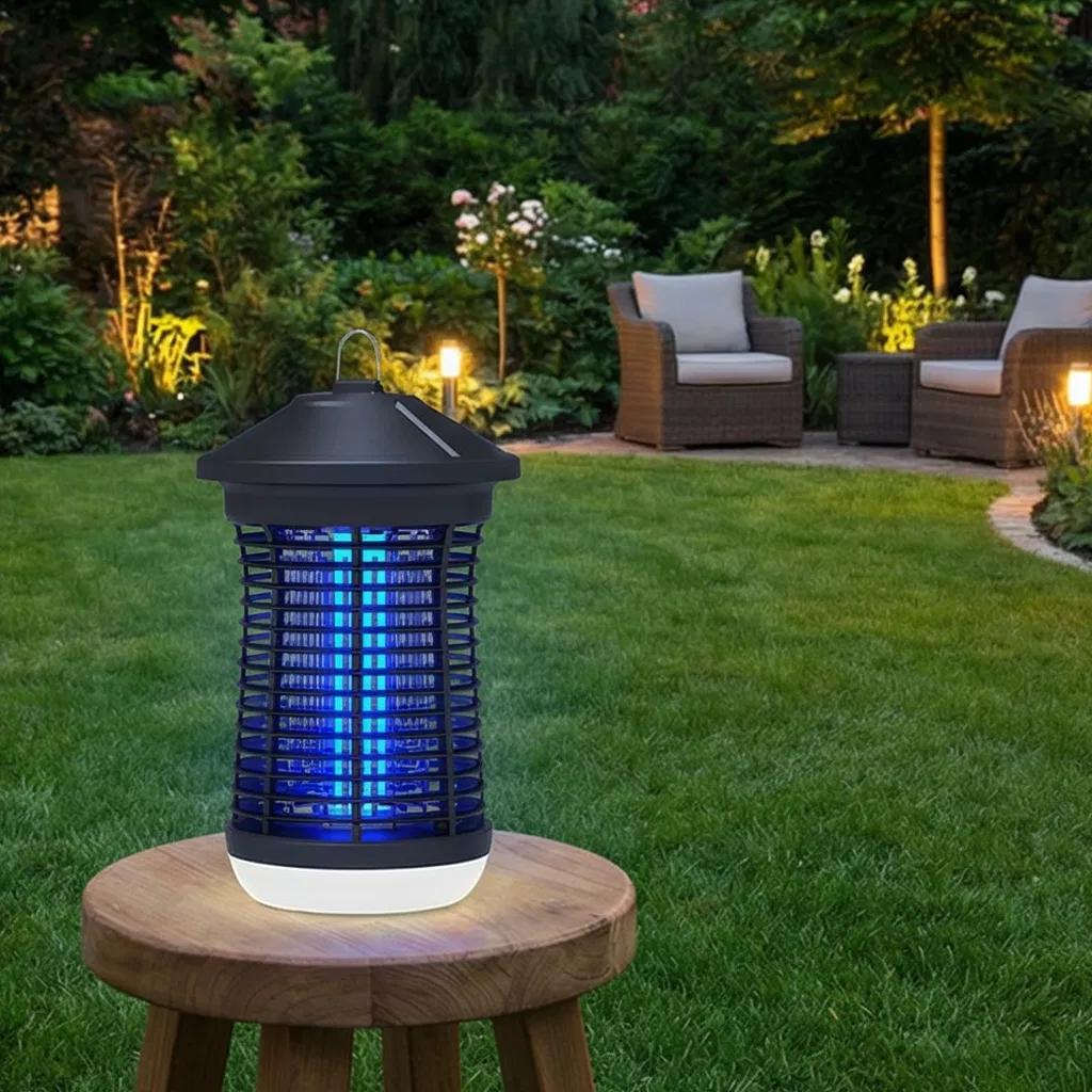Powerful Electric Bug Zapper with Dusk Sensor for Outdoor Gardens