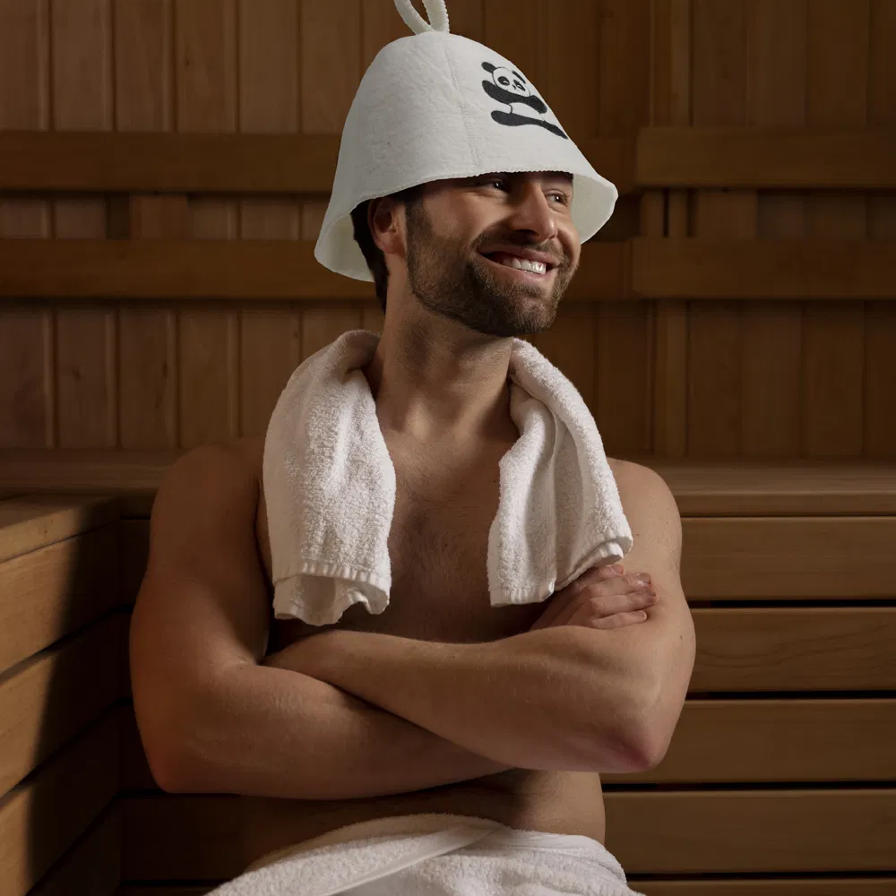Factory Direct Sales Hot-Selling Style Original Wool 2mm Thickness Thick Heavy Felt Sauna Hat