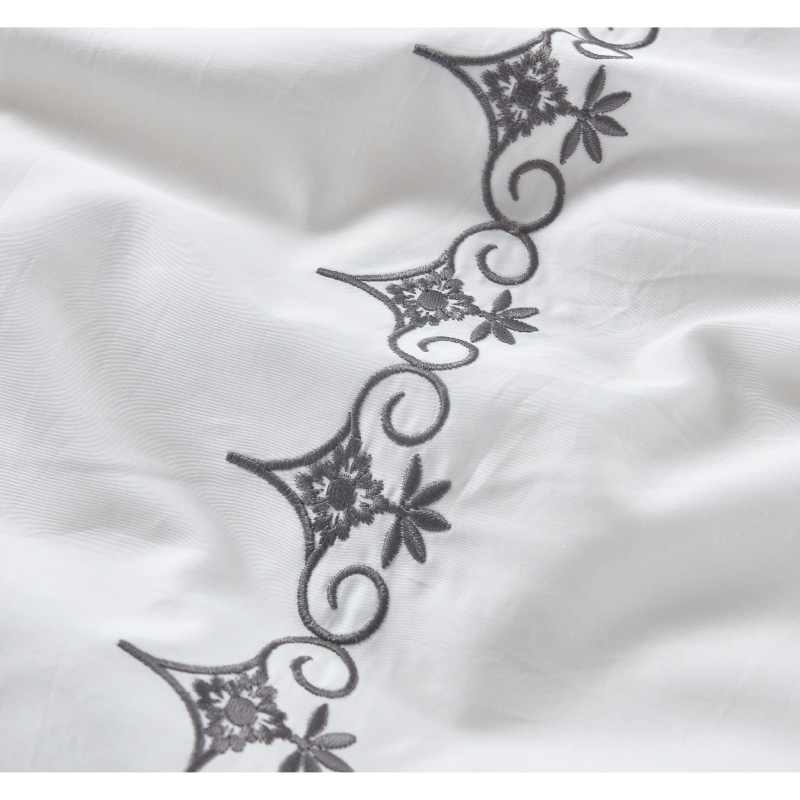 Luxurious Feather Quilt 100% Cotton Cover Comfortable White King Size