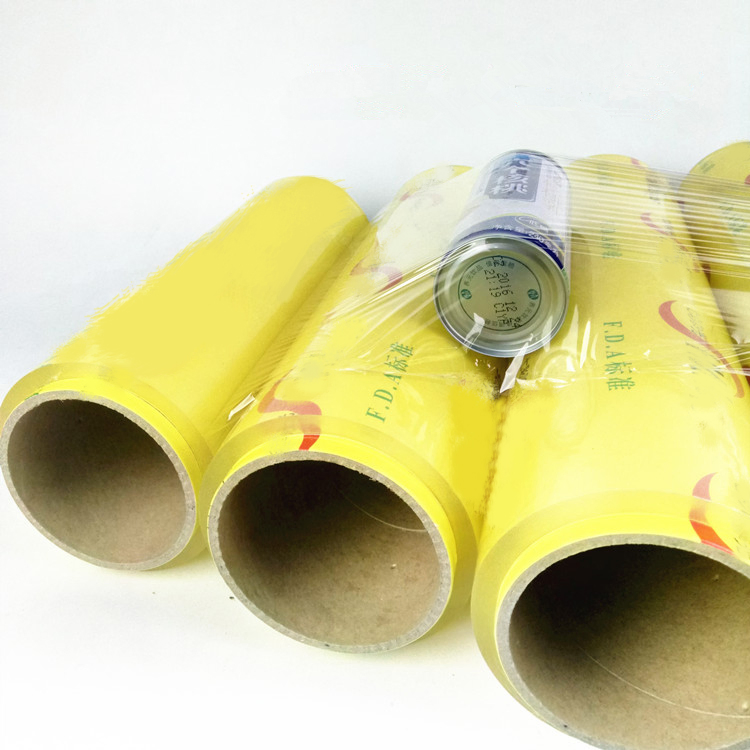 PVC Cling Stretch Film Jumbo Roll Plastic Film Wrap for Keeping Food Fresh