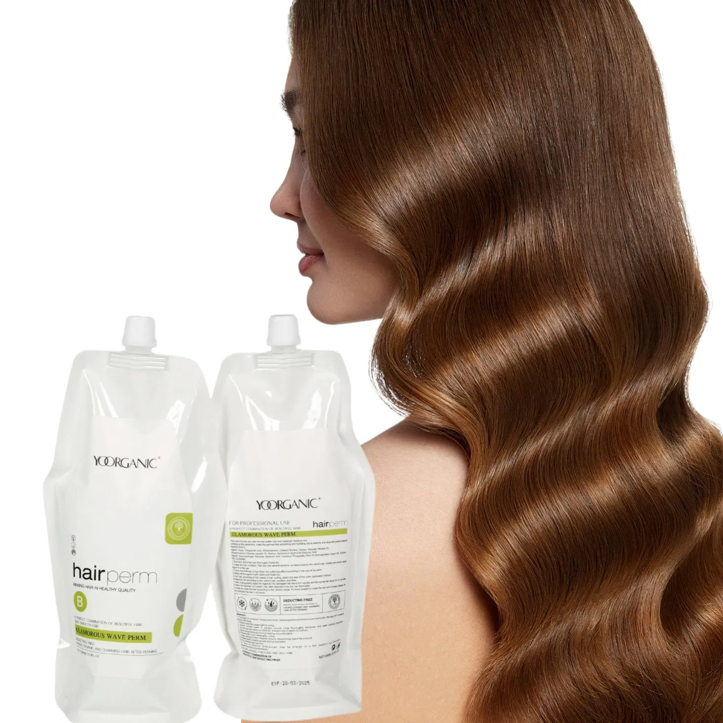 OEM Organic Soften African Curl Waves Moisture Products for Permanent Hair Perming
