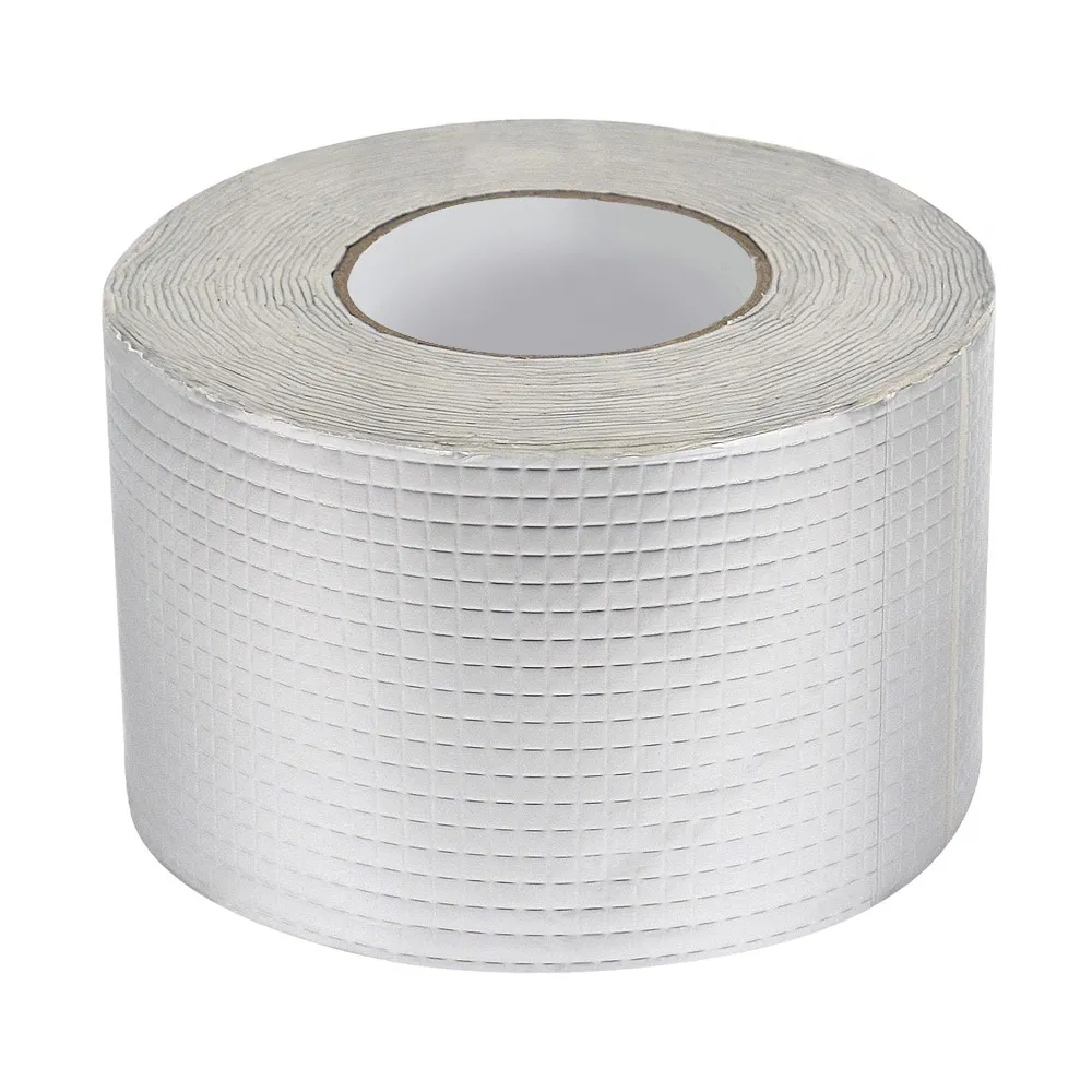 Aluminum Foil Self Adhesive Waterproof Insulation Butyl Rubber Sealing Backed Foil Tape