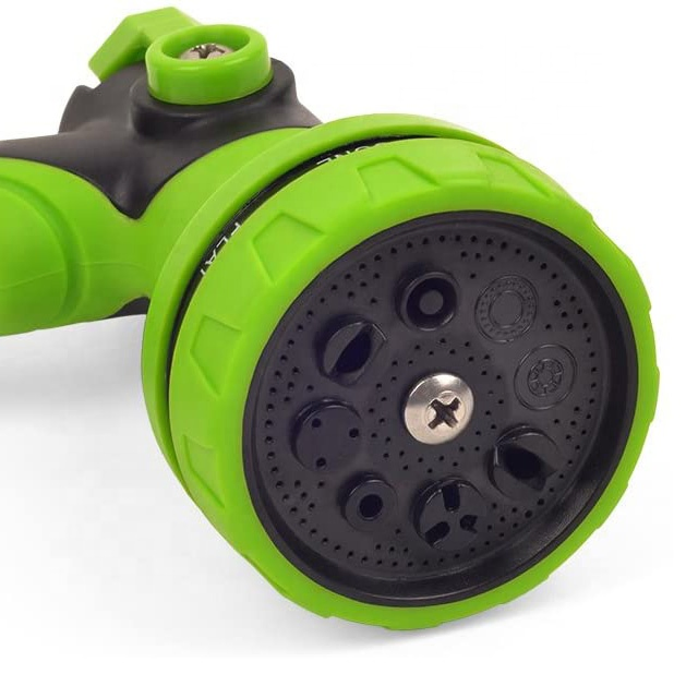 Spray Nozzle with Thumb Control and 8 Pattern Adjustable