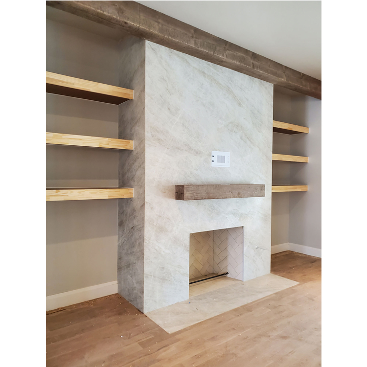Fireplace Mantel Outdoor Indoor Fireplace Surround Natural Stone Onyx Marble Granite Fireplace