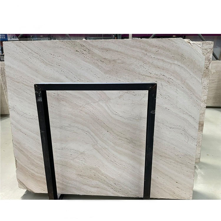 Natural White Travertine Stone Onyx Floor Wall Slabs for Decoration