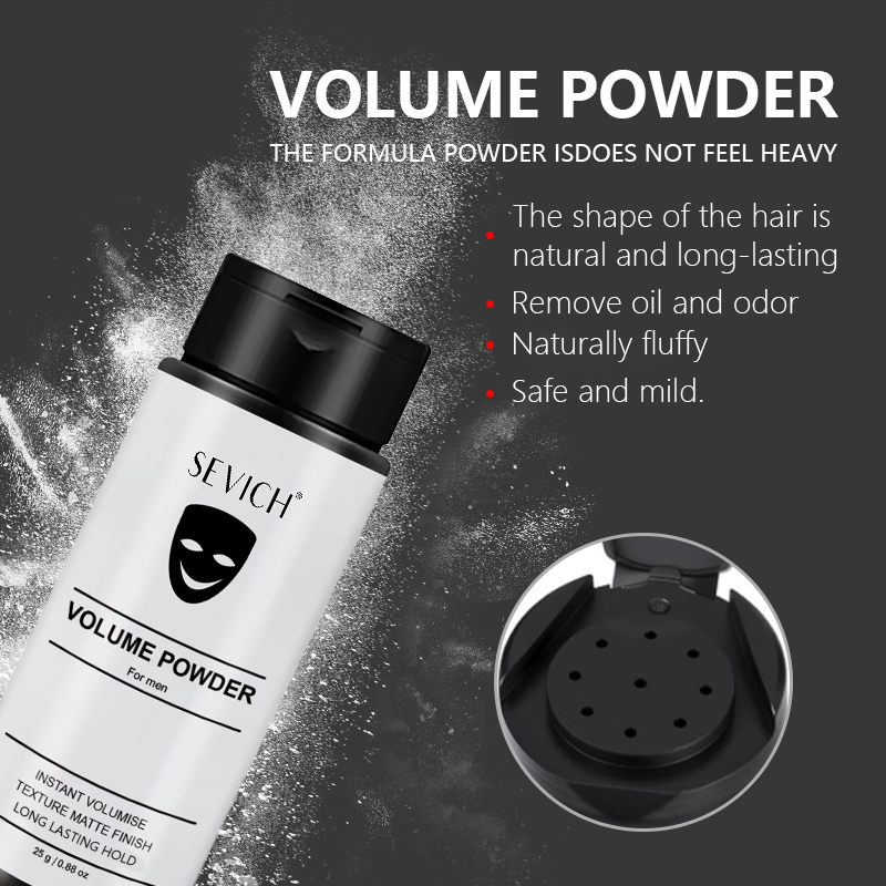 Custom Private Label Men Women Lightweight 25g Hair Volume Texture Powder Fluffy Hair Styling Powder