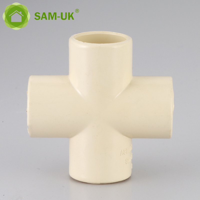 ASTM D2846 Schedule 40 CPVC 4-Ways Fittings Cross