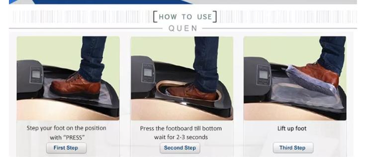 PVC Film Shoe Cover Dispenser