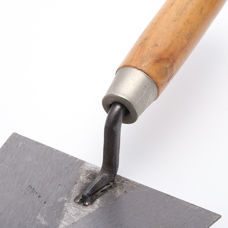 Wholesale Manganese Steel Carbon Steel Wooden Handle Bricklaying Trowel Cleaning Trowel